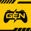 GEN电子竞技俱乐部黄黑Logo